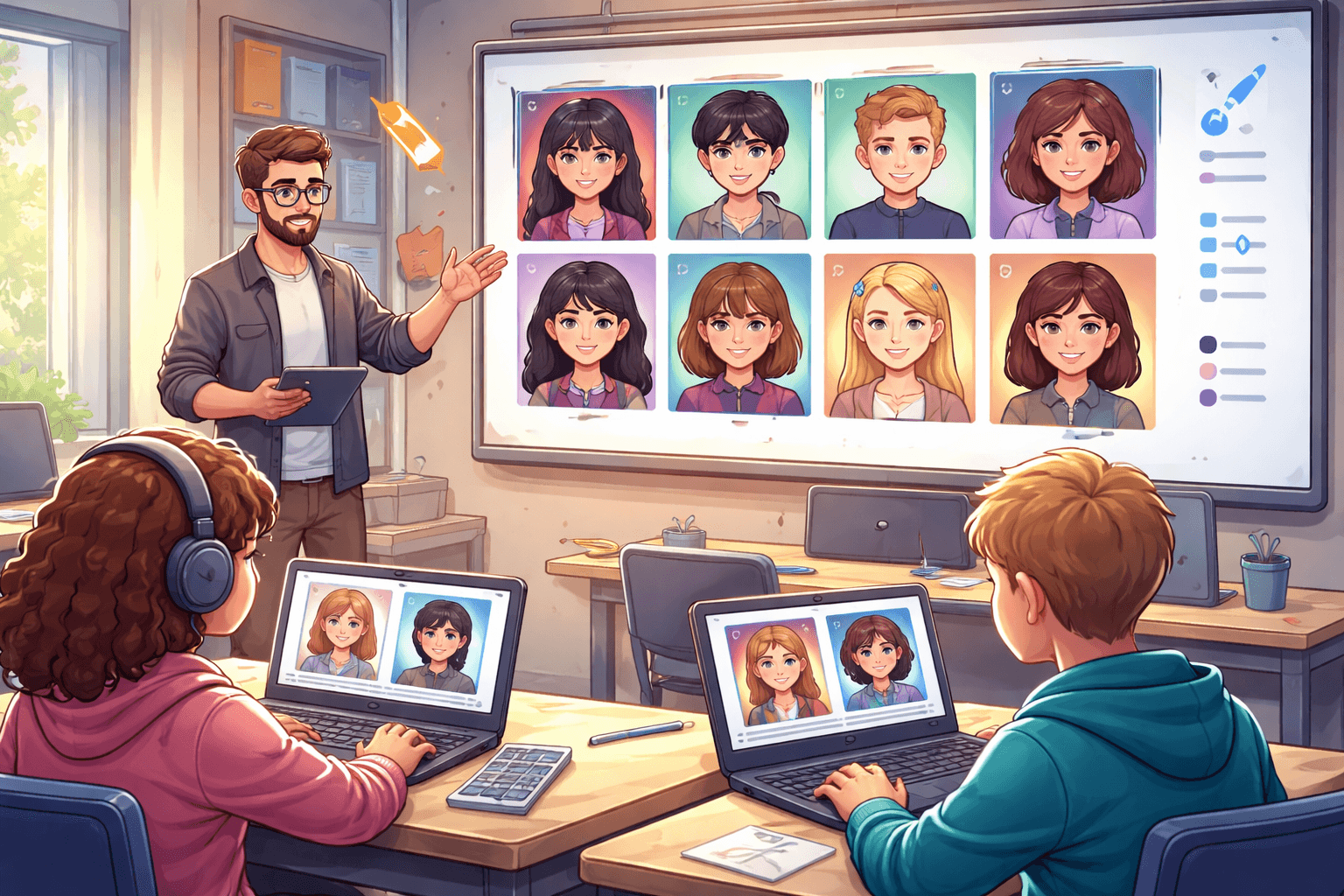 KI-Profilbilder im Schulkontext. Chance oder pädagogische Herausforderung?