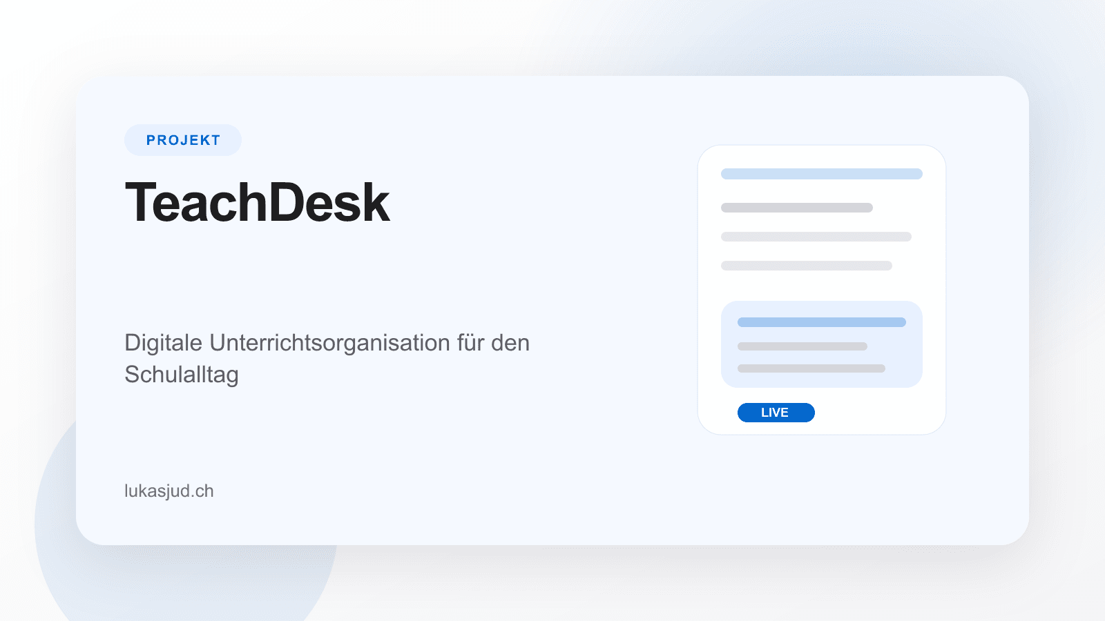 TeachDesk
